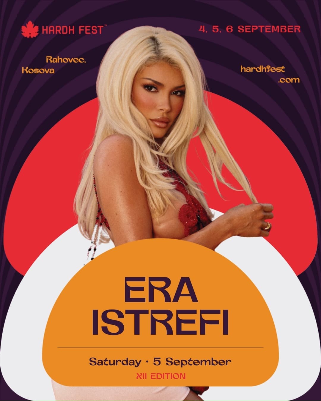 Era Istrefi comes to Hardh Fest 2026 — Saturday, 5 September