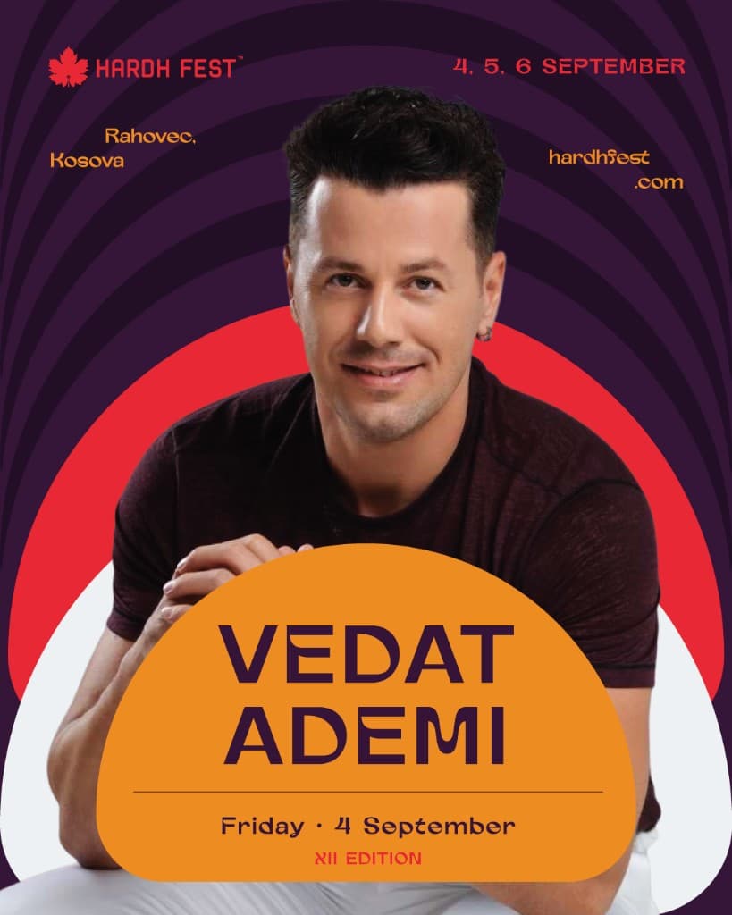 Vedat Ademi performs at Hardh Fest 2026